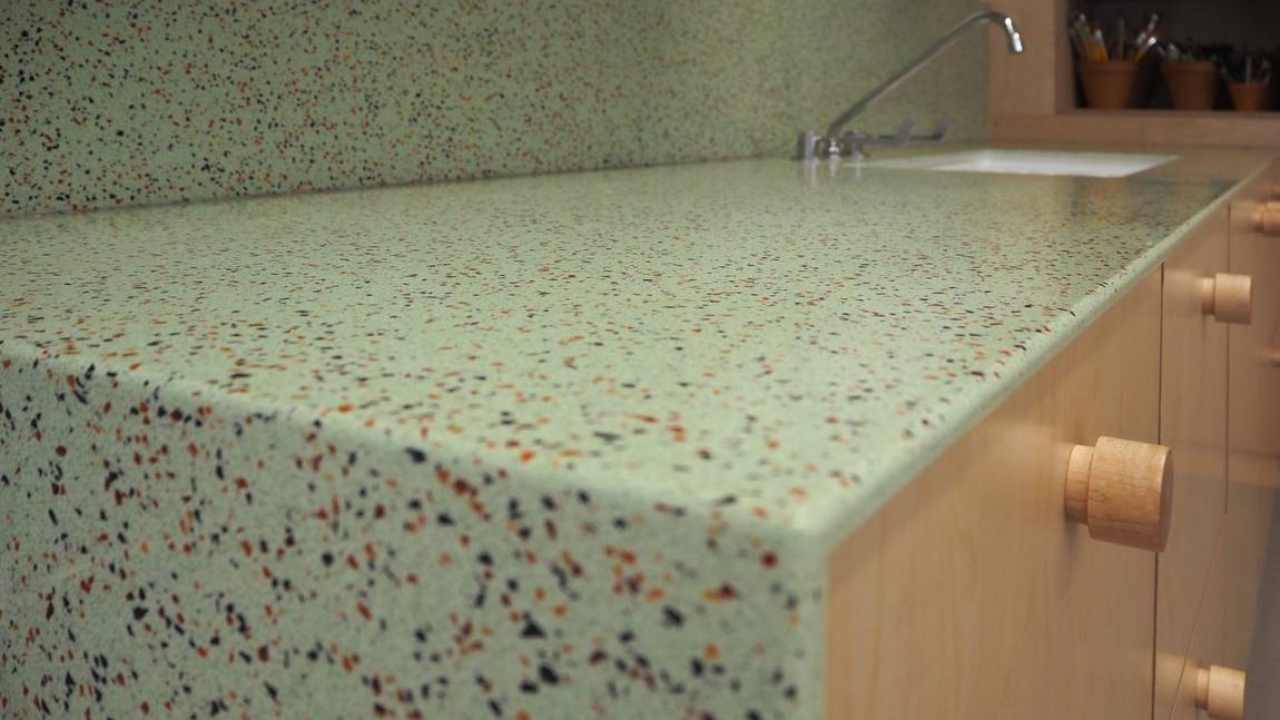 Detail of the worktop
